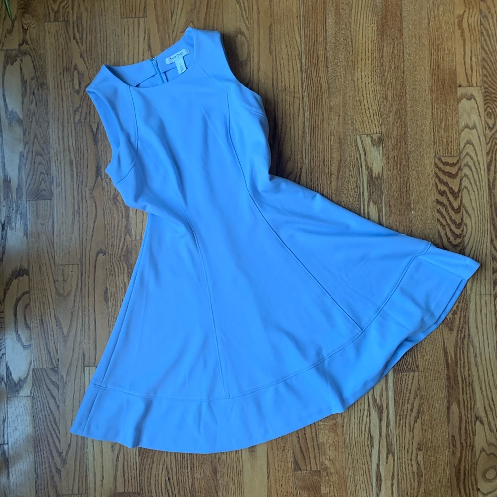 White House Black Market WHBM Blue Dress